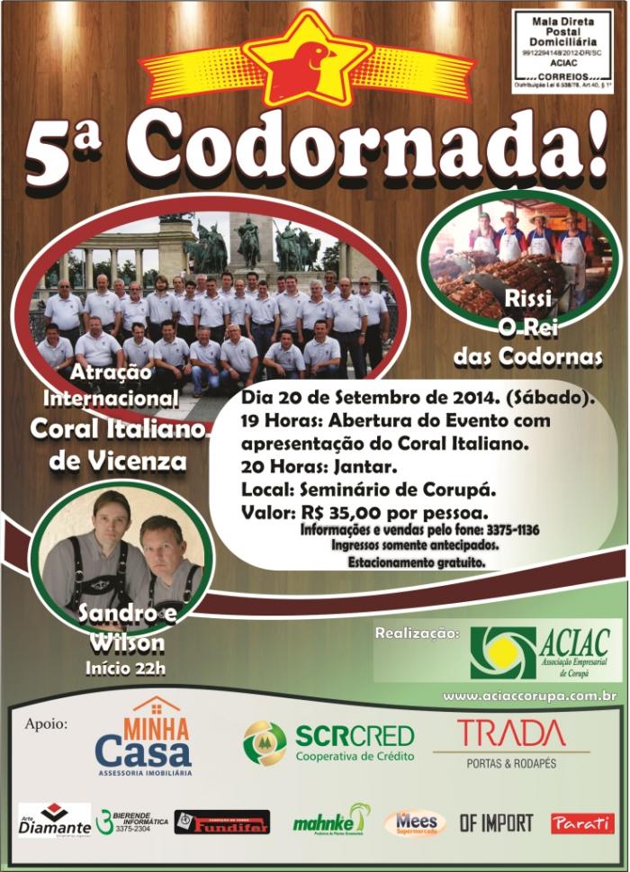 Read more about the article 5ª CODORNADA