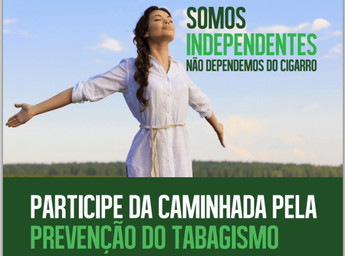 Read more about the article Caminhada busca a conscientização sobre os malefícios do cigarro