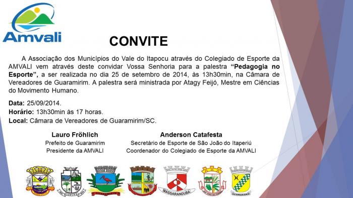 You are currently viewing Professores de educação física participarão de palestra em Guaramirim