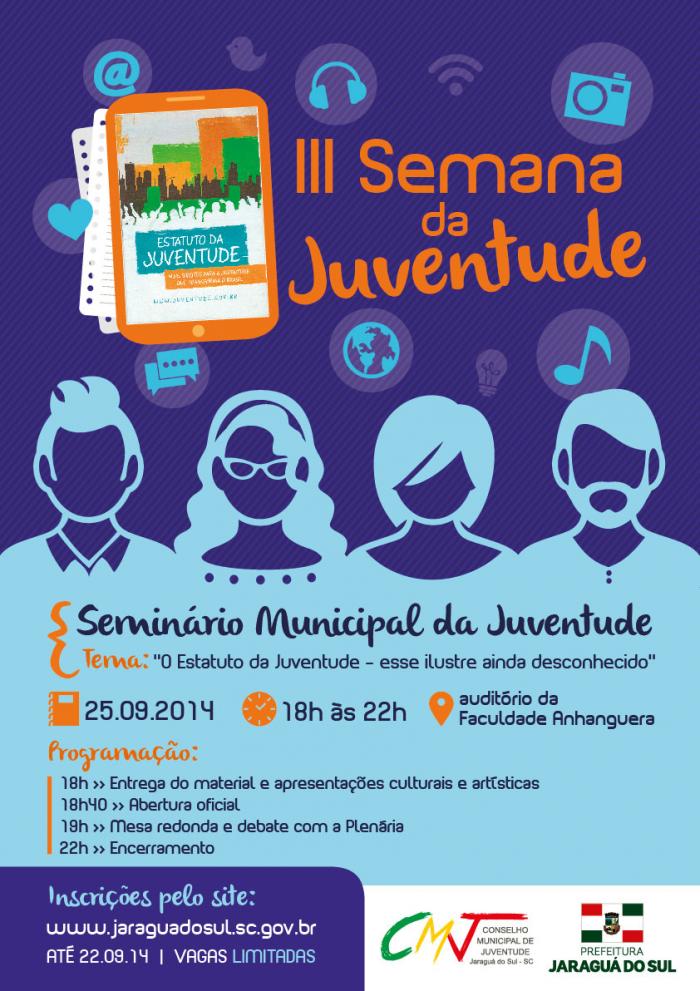 You are currently viewing III Semana Municipal de Juventude/ Seminário Municipal de Juventude