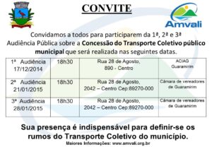 Read more about the article Terceira (e última) audiência pública do transporte coletivo na próxima quarta-feira