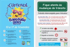 Read more about the article Vai começar a folia em Barra Velha