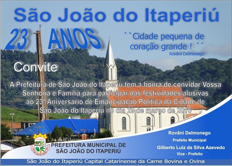 Read more about the article 23º aniversário de São João do Itaperiú – confira a programação das festividades